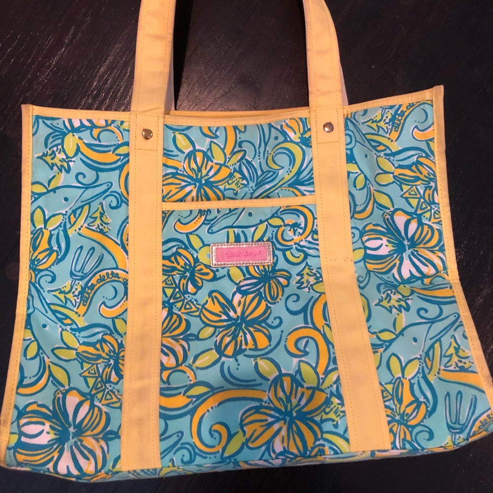 Lilly Pulitzer Delta Delta Delta tote bag